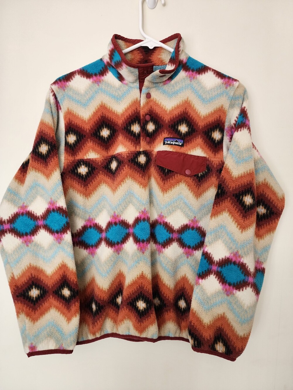 Patagonia 2016 Synchilla Snap-T Pullower Timber Twist Aztec Size S
